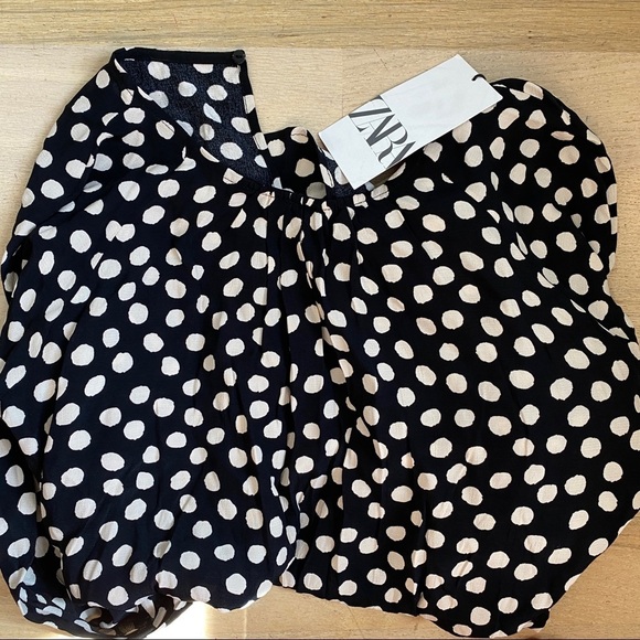 Zara black and white top - Picture 3 of 3